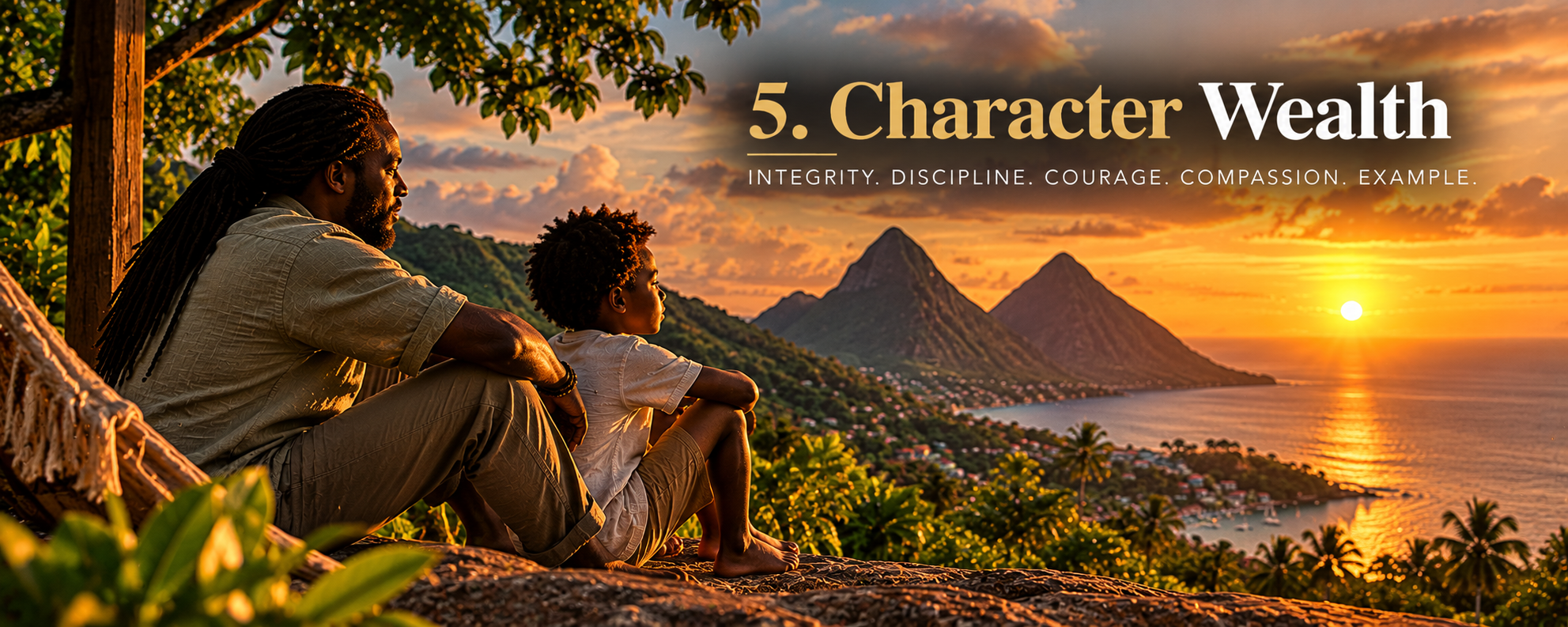 Character Wealth — integrity, discipline, courage, compassion and example