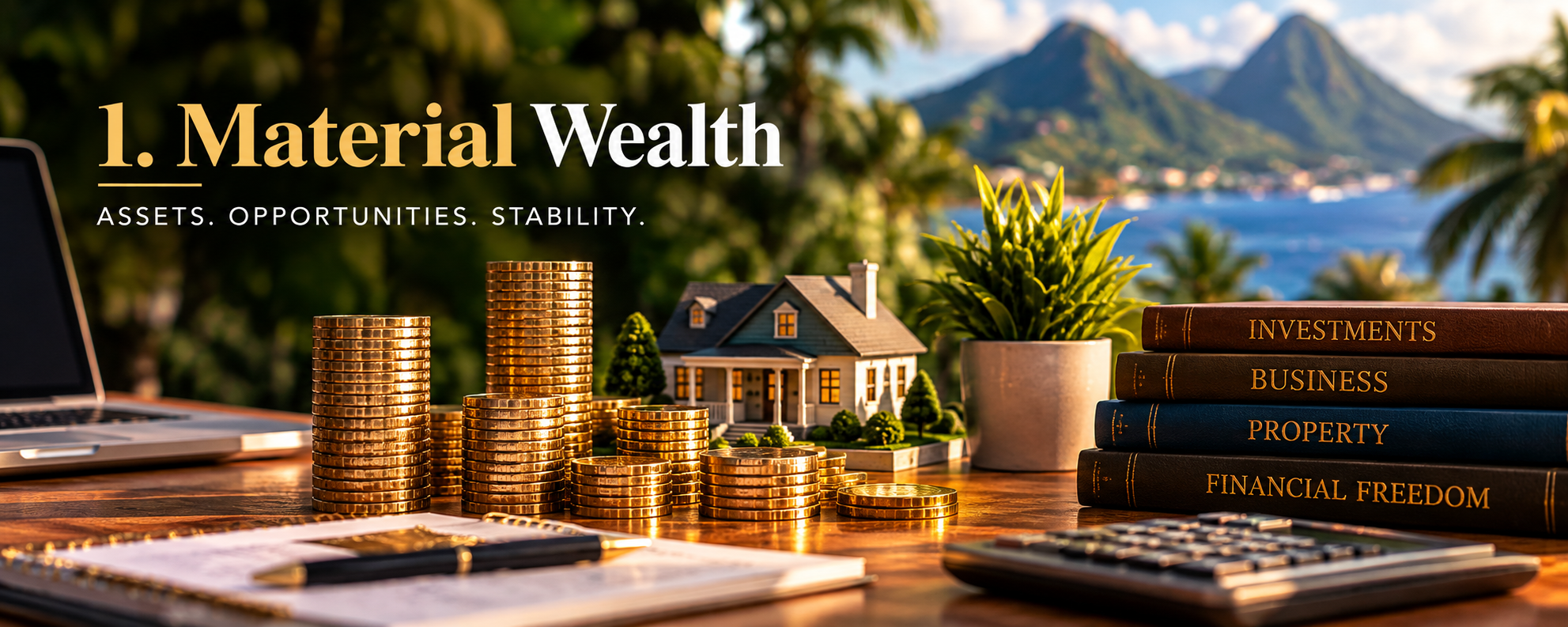 Material Wealth — assets, opportunities and stability